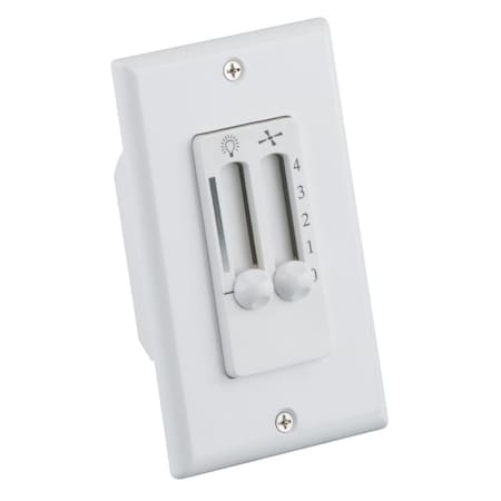 Westinghouse Wall Control Dual Slide Ceiling Fan 4 Speeds and -Light Dimmablemer 7787300